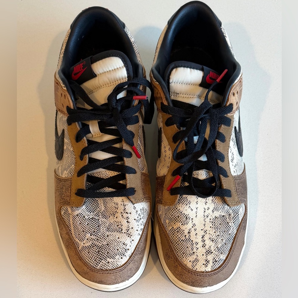 Nike Dunk Low CO.JP Snakeskin Brown Black Men’s 12 Rare Japan
